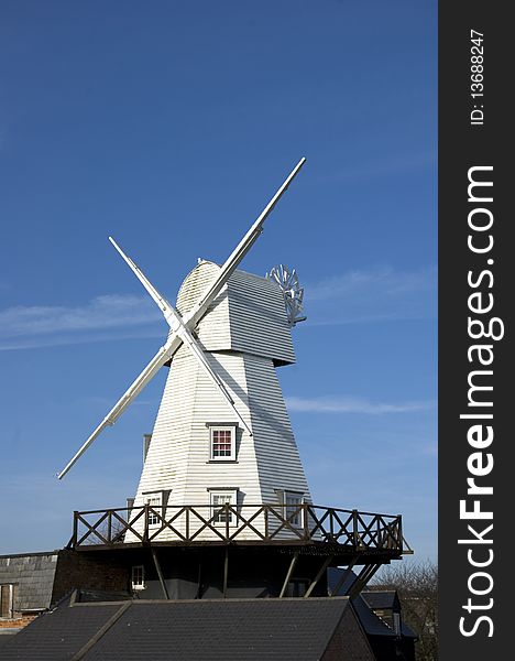 The Windmill in the Sussex Village of Rye England. The Windmill in the Sussex Village of Rye England.