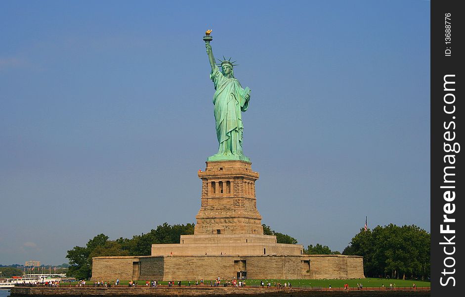 Statue of Liberty, symbol of U.S. independence. Statue of Liberty, symbol of U.S. independence