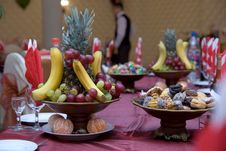 Dessert On The Served Table Royalty Free Stock Image Dessert On The Served Table Royalty Free Stock Image