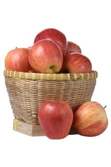 Apples In Basket Royalty Free Stock Images Apples In Basket Royalty Free Stock Images
