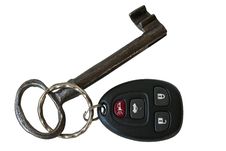 Keyless Entry Key With A Large Key Royalty Free Stock Photo Keyless Entry Key With A Large Key Royalty Free Stock Photo