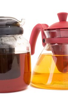 Glass Teapot Isolated On A White Background Royalty Free Stock Image Glass Teapot Isolated On A White Background Royalty Free Stock Image