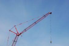 Solid Construction Crane Royalty Free Stock Images Solid Construction Crane Royalty Free Stock Images