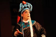 China Opera Actor With Hat Royalty Free Stock Photo