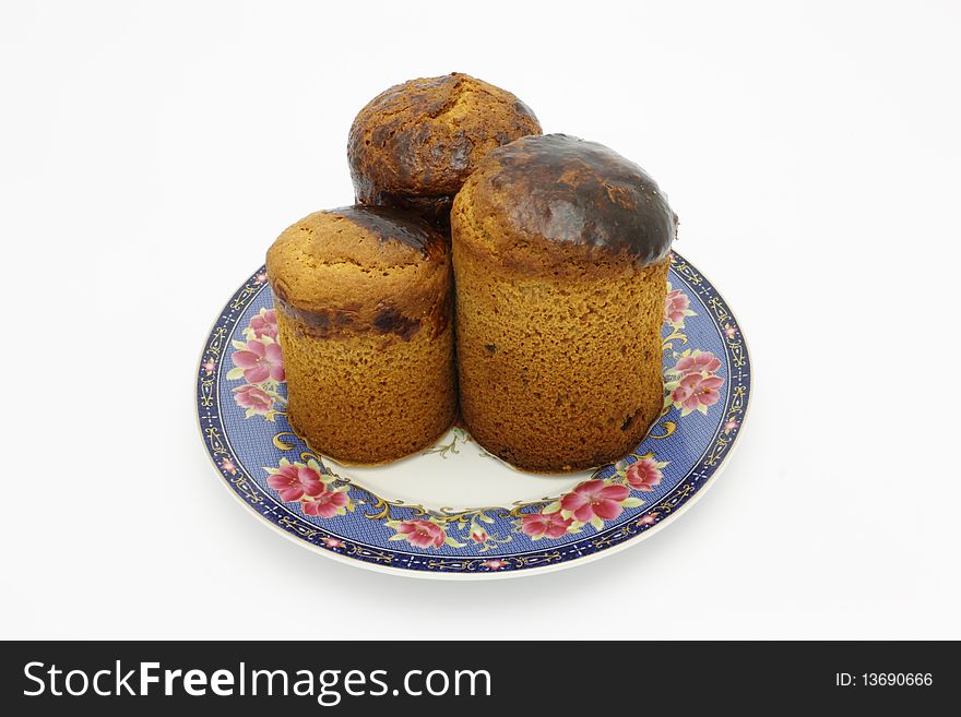 Easter cakes are baked at home