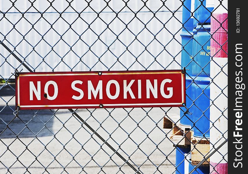 No smoking sign