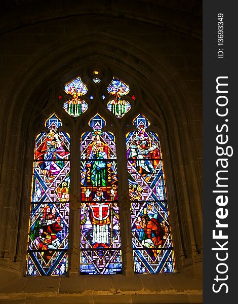 Cathedral Notre-Dame Interior, Lausanne