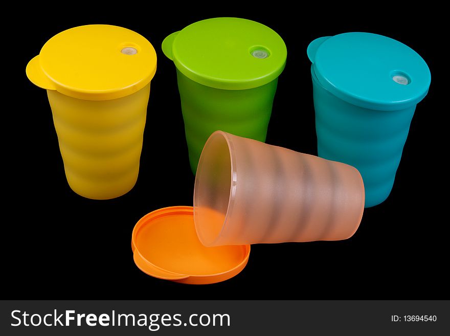 Colour Plastic Glasses