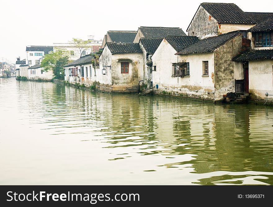 The Shatang ancient town in Suzhou,China