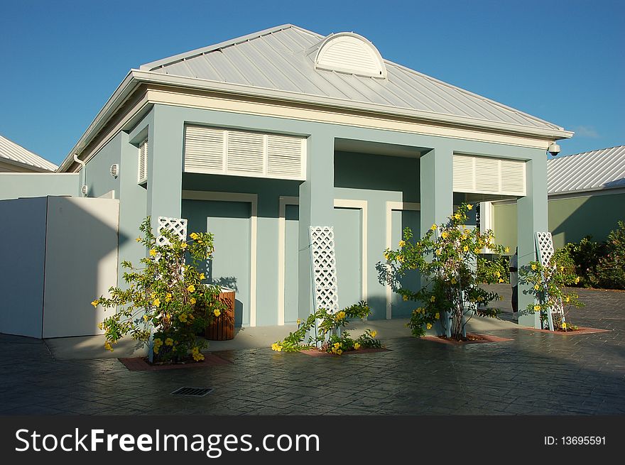 Small house in port of Grand Turk