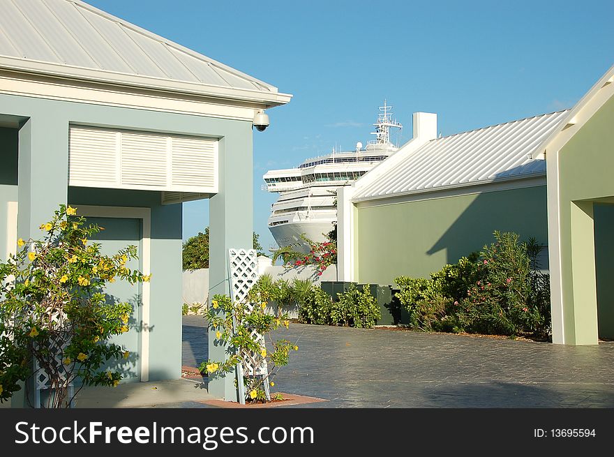 Ship in Port of Grand Turk