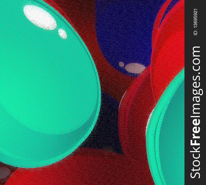 Abstract big colorful balls, illustration. Abstract big colorful balls, illustration