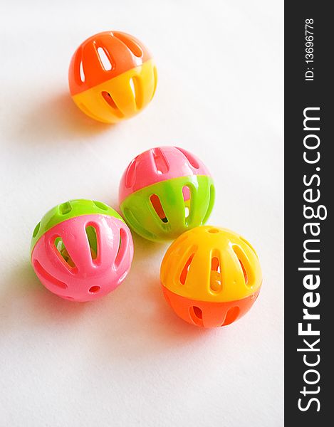 Round Colorful Rattles