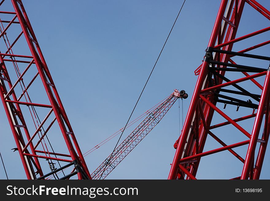 Construction Cranes In Perspective