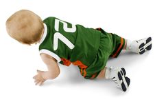 Crawling Baby Royalty Free Stock Photography