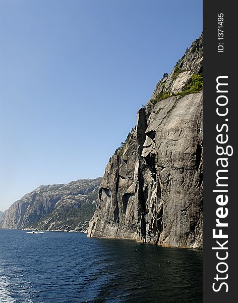 Picture of Lysefjord in Norway.