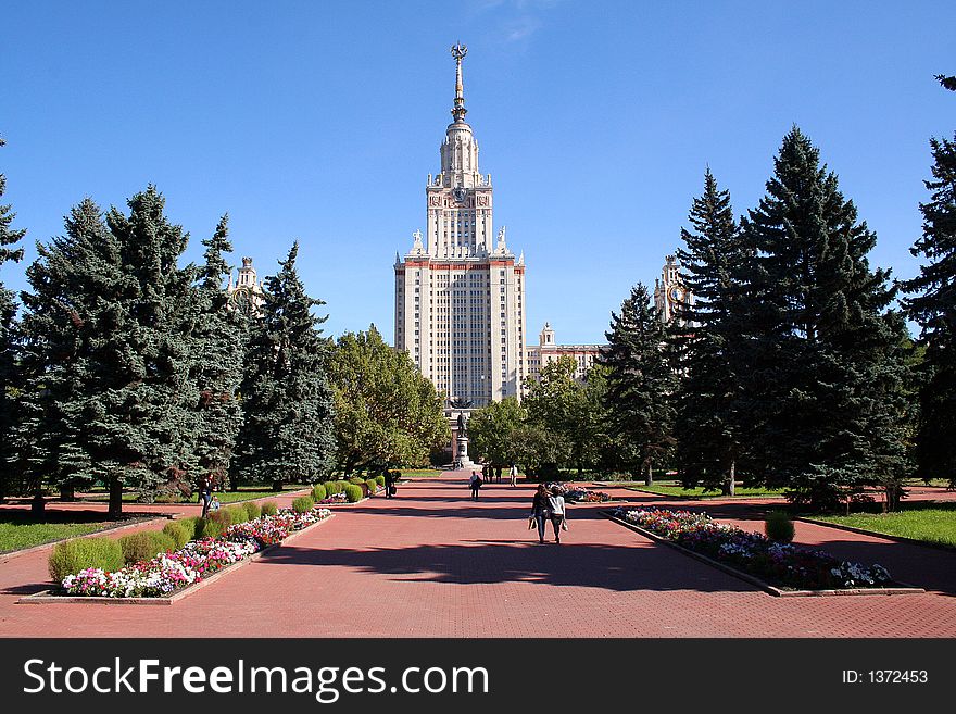 Main Building of Moscow University. Main Building of Moscow University