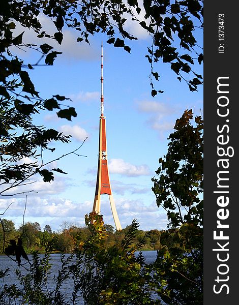 TV tower in Riga, Latvia