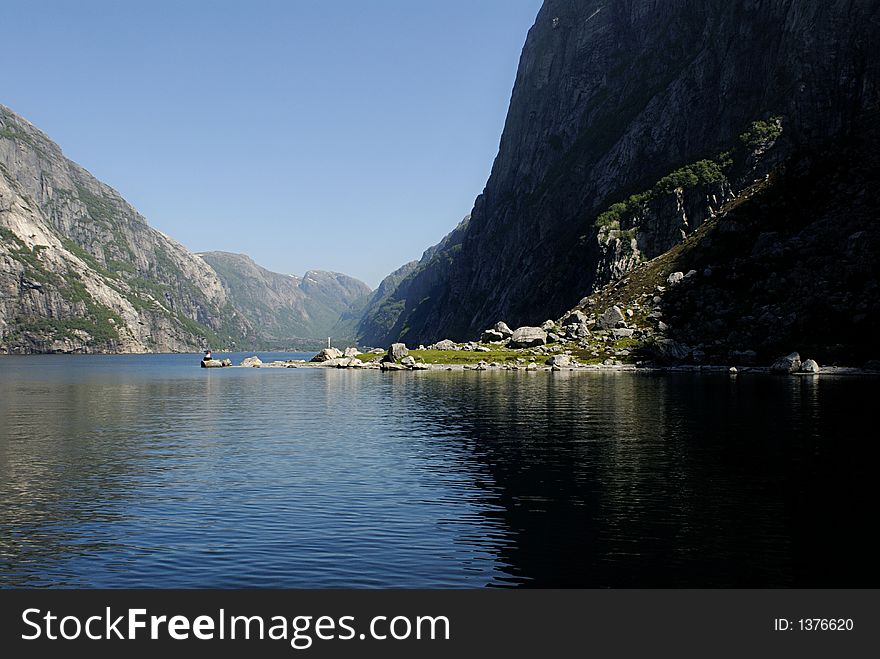 Picture of Lysefjord in Norway.