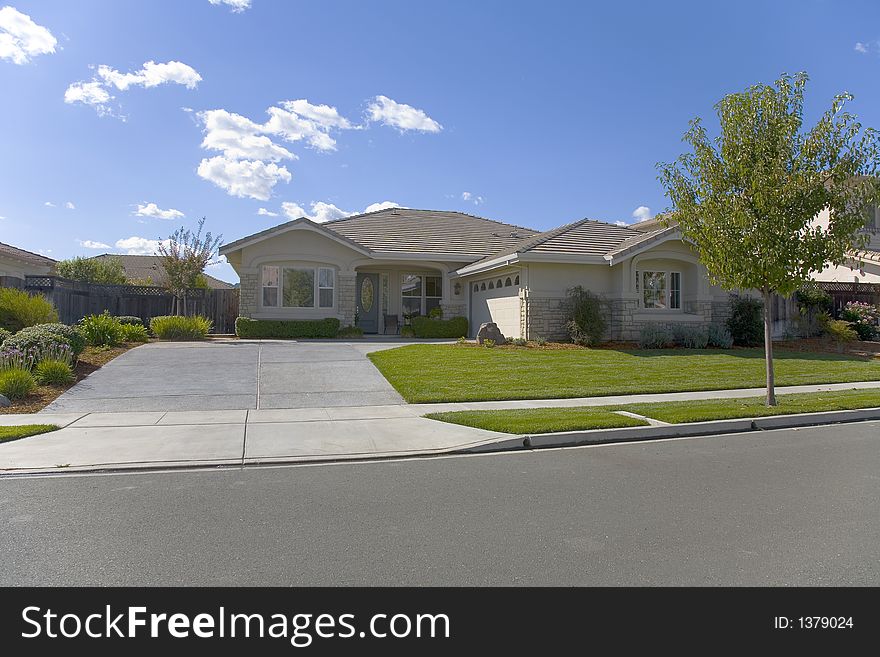 Exterior shot of a custom home built in the Napa Valley of California. Exterior shot of a custom home built in the Napa Valley of California.