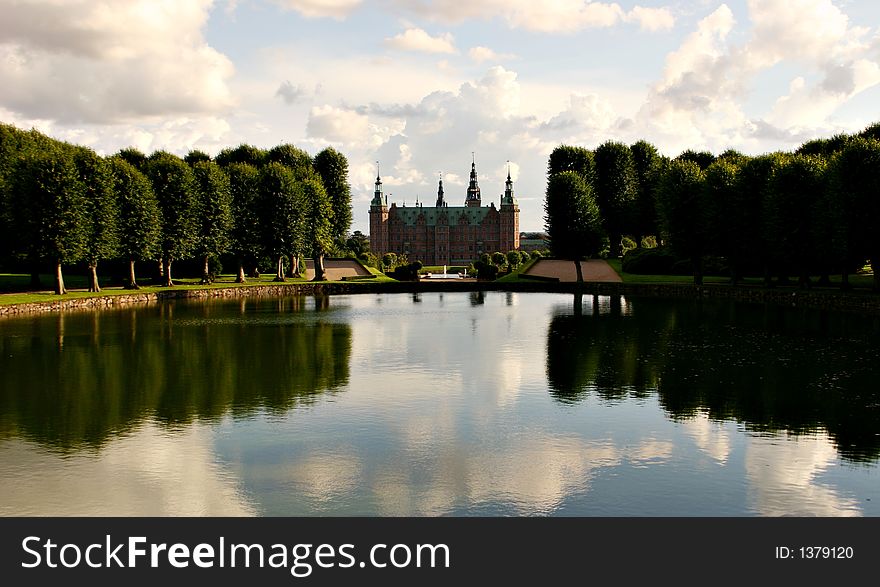 The friedrickborg castle and his park