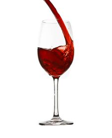 Pouring Red Wine Stock Image