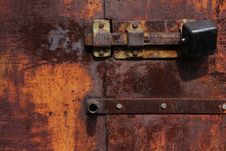 Rusty Gate With Lock Royalty Free Stock Images Rusty Gate With Lock Royalty Free Stock Images