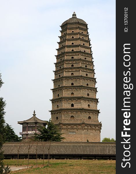 Buddhist pagoda in China