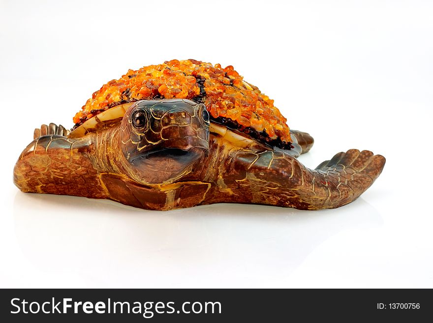 Wooden - Amber Turtle