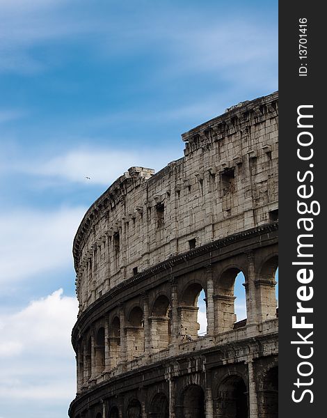 The Colosseum in Rome, Italy