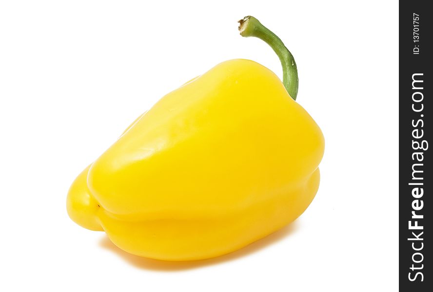 Bell pepper isolated on white