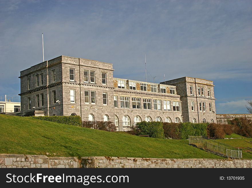 Fortified citadel in Plymouth, Devon. Fortified citadel in Plymouth, Devon