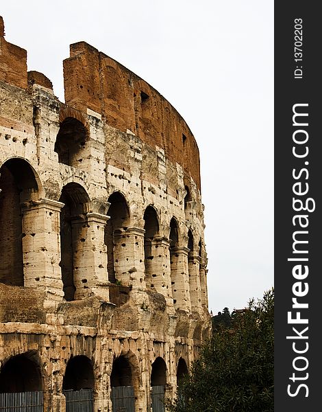 The Colosseum in Rome, Italy