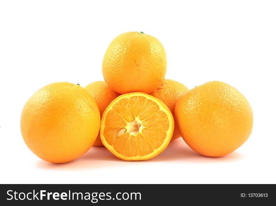 Isolated Oranges
