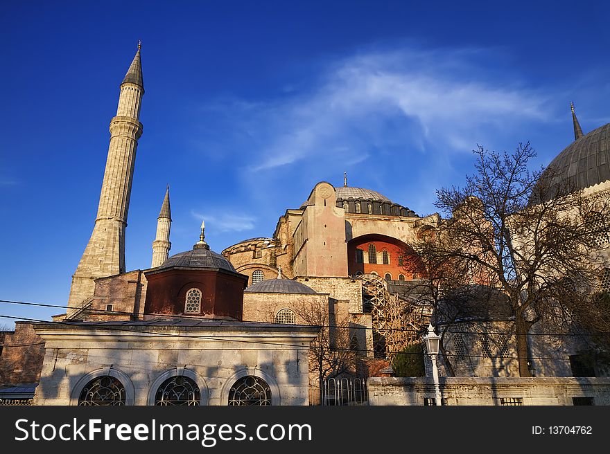 Turkey, Istanbul, St. Sophia Cathedral (built in the 4th century by Costantine the Great and reconstructed in the 6th century by Justinian