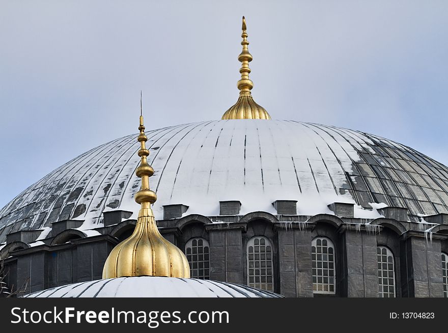 Turkey, Istanbul, St. Sophia Cathedral (built in the 4th century by Costantine the Great and reconstructed in the 6th century by Justinian