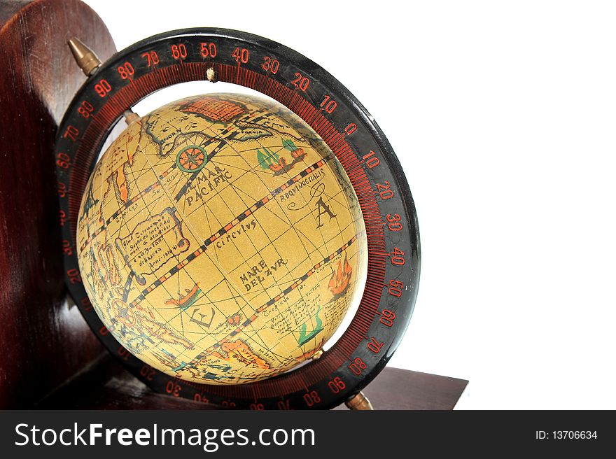 Wooden globe