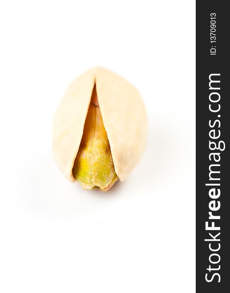 Isolated on a white ground pistachio, nuts. Isolated on a white ground pistachio, nuts