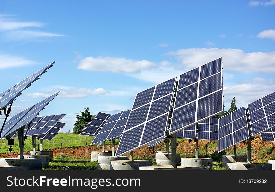 Park of Photovoltaic panels at Portugal . Park of Photovoltaic panels at Portugal .