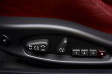 Detail Of A Car Seat Royalty Free Stock Images