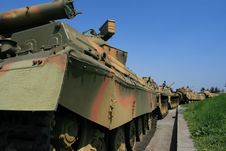 Soviet Tanks Royalty Free Stock Photography Soviet Tanks Royalty Free Stock Photography