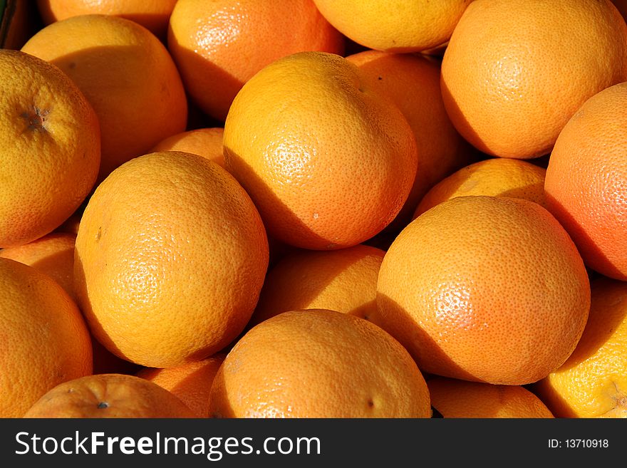 Oranges at market photo taken in denmark