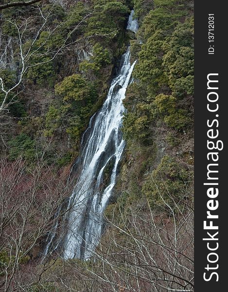 One of higest waterfall at japan