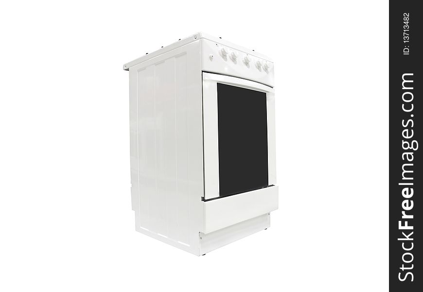 The image of gas cooker under the white background