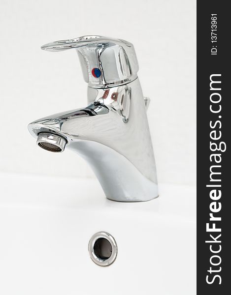 Modern chrome faucet