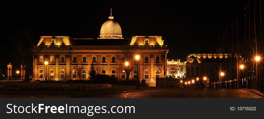 The Lights of Budapest by Night, up in the Castle