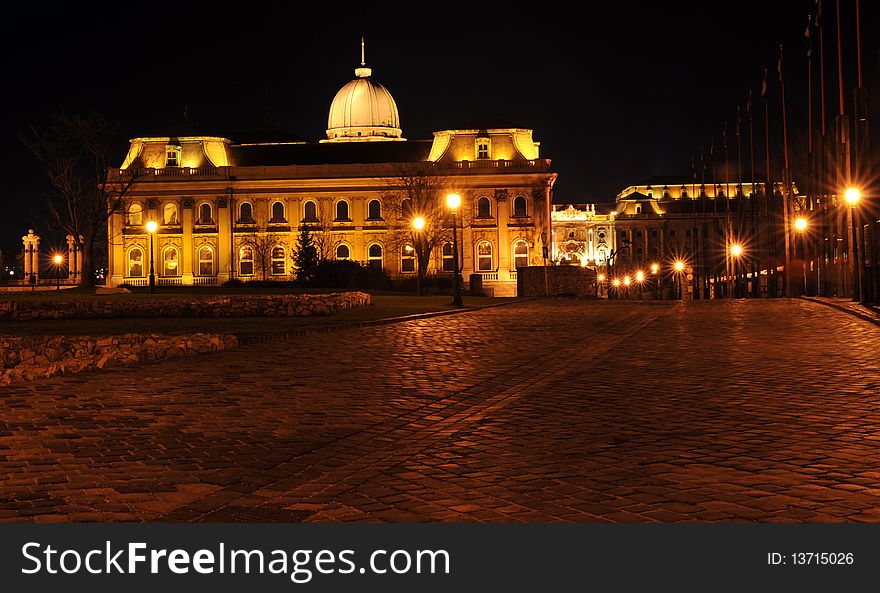 The Lights of Budapest by Night, up in the Castle