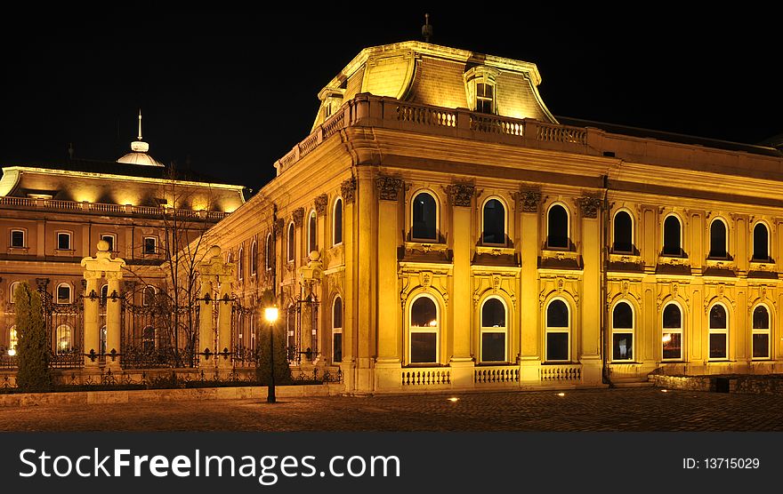 The Lights of Budapest by Night, up in the Castle