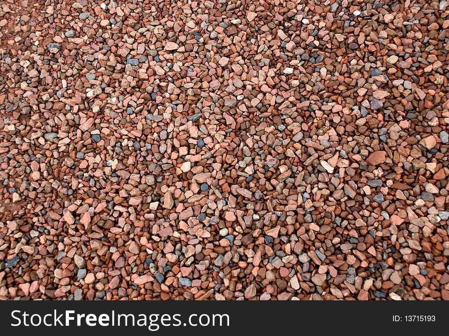 A lot of small stones