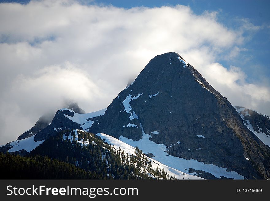 North Cascade Mountain National Park in Washington State, USA. North Cascade Mountain National Park in Washington State, USA